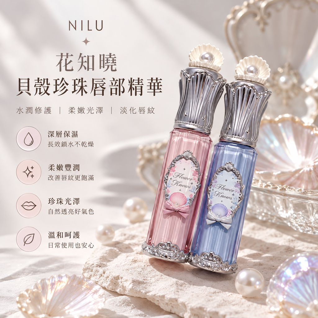 花知曉｜貝殼珍珠唇部精華